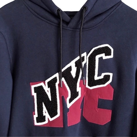NWOT H&M NYC Graphic Hoodie Sweatshirt - Picture 2 of 4